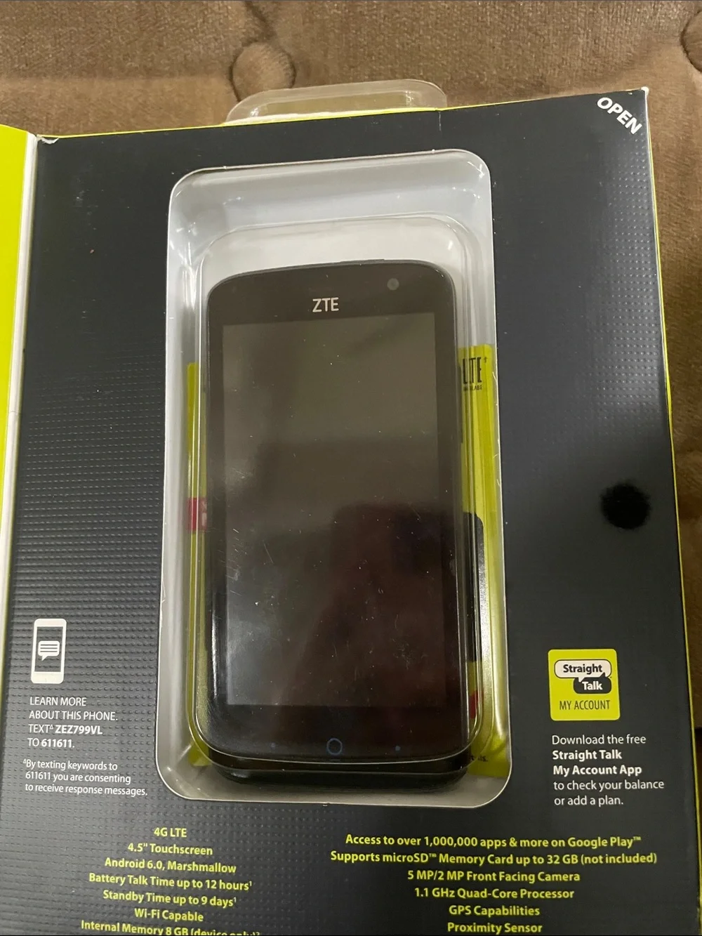 Majesty Pro LTE Prepaid Smartphone - Black
